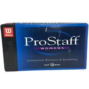 Wilson ProStaff Women's Golf Balls 18 Count Distance Durability Golfing Sports